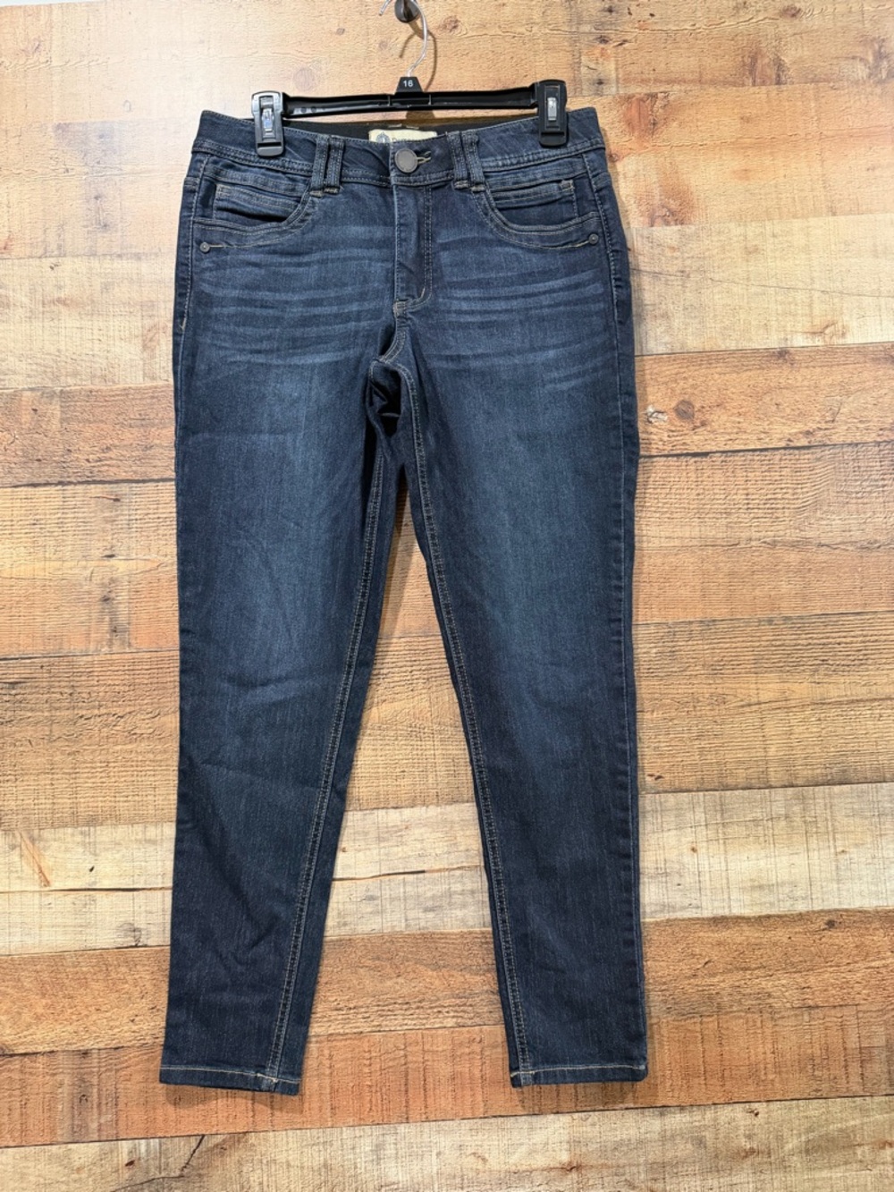Democracy AbTechnology Dark Indigo Jeans With Abdominal Slimming Panel Sz 8